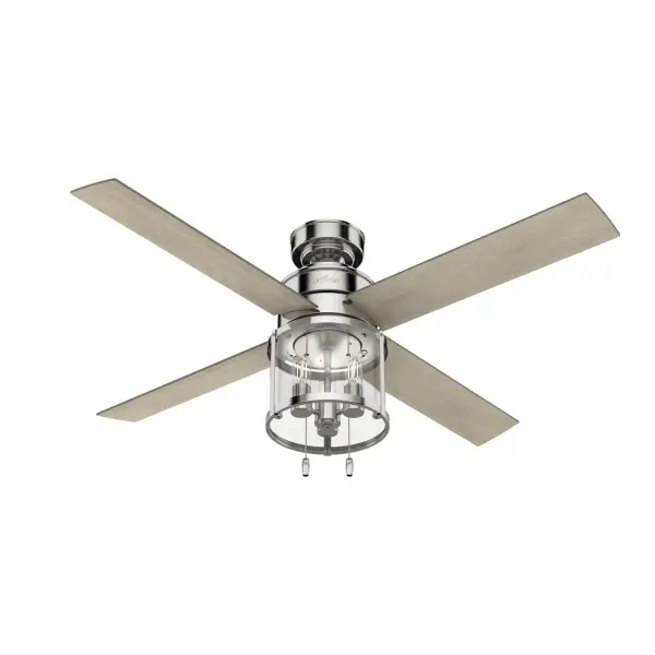 The rounded caged design of the Astwood chandelier inspired ceiling fan with light gives it a transitional look that can be applied with a variety of home styles, from modern farmhouse to rustic. Along with delivering beautiful design, this stylish fan also delivers optimized airflow with our exclusive SureSpeed® Guarantee for high speed cooling. The included pull chains put control of the fan speed and light within reach. Shop our Astwood lighting collection to create a cohesive look in your spaces. Built with our SureSpeed® Guarantee to deliver faster airflow you can feel WhisperWind® whisper-quiet motor. Rated for indoor use only 3 bulbs included AIRFLOW YOU FEEL: Built with our SureSpeed® Guarantee to deliver over 33% higher air velocity than leading competitors* while maintaining quiet, wobble-free performance. WHISPER-QUIET MOTOR: 3-speed, WhisperWind® reversible motor for optimal performance in summer and winter. INDOOR FANS: Great for bedrooms, offices and great rooms. Make sure you get the right size for the best cooling efficiency. LIGHT OUTPUT: Provides ambient, warm light. LARGE ROOM FAN: Ideal size for spaces like living rooms and bedrooms. STANDARD PROFILE MOUNTING: 3 inch and 2 inch downrods included. COORDINATING COLLECTION: Works with Astwood lighting collection. 140 YEARS OF QUALITY: Cutting-edge technology, American engineered, and ETL/UL tested for the highest safety standards — All backed by a limited lifetime motor warranty for peace of mind. COMPATIBLE ACCESSORIES: Works with Hunter and Casablanca accessories, not including Hunter Original® accessories. WARRANTY: Limited Lifetime Motor Warranty backed by the only company with over 140 years in the fan business. *Based on testing conducted January 2023 comparing the average high-speed airflow velocity of Hunter SureSpeed ceiling fans and the best-selling online models for leading competitors.