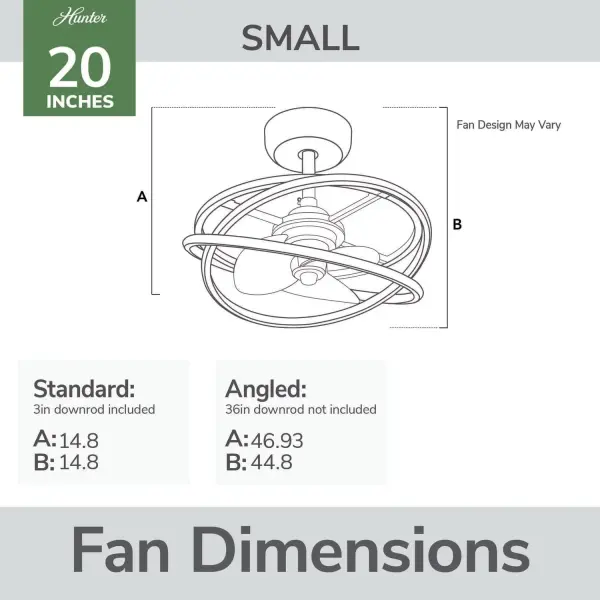 Cirro 20" Fandelier in Matte Black - Image 14