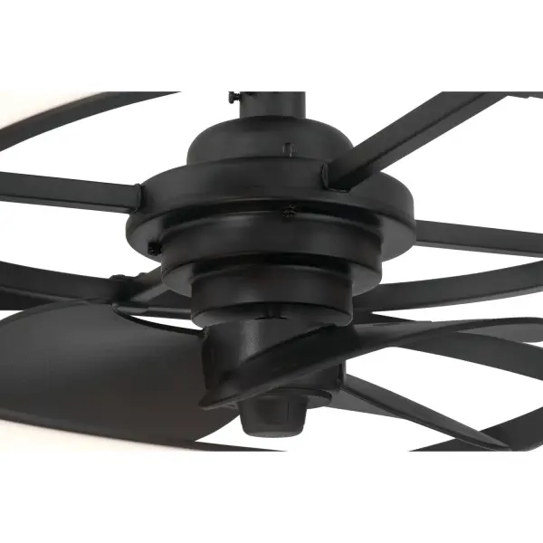 Cirro 20" Fandelier in Matte Black - Image 25