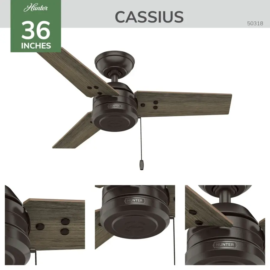 Cassius 36" Ceiling Fan in Noble Bronze - Image 6