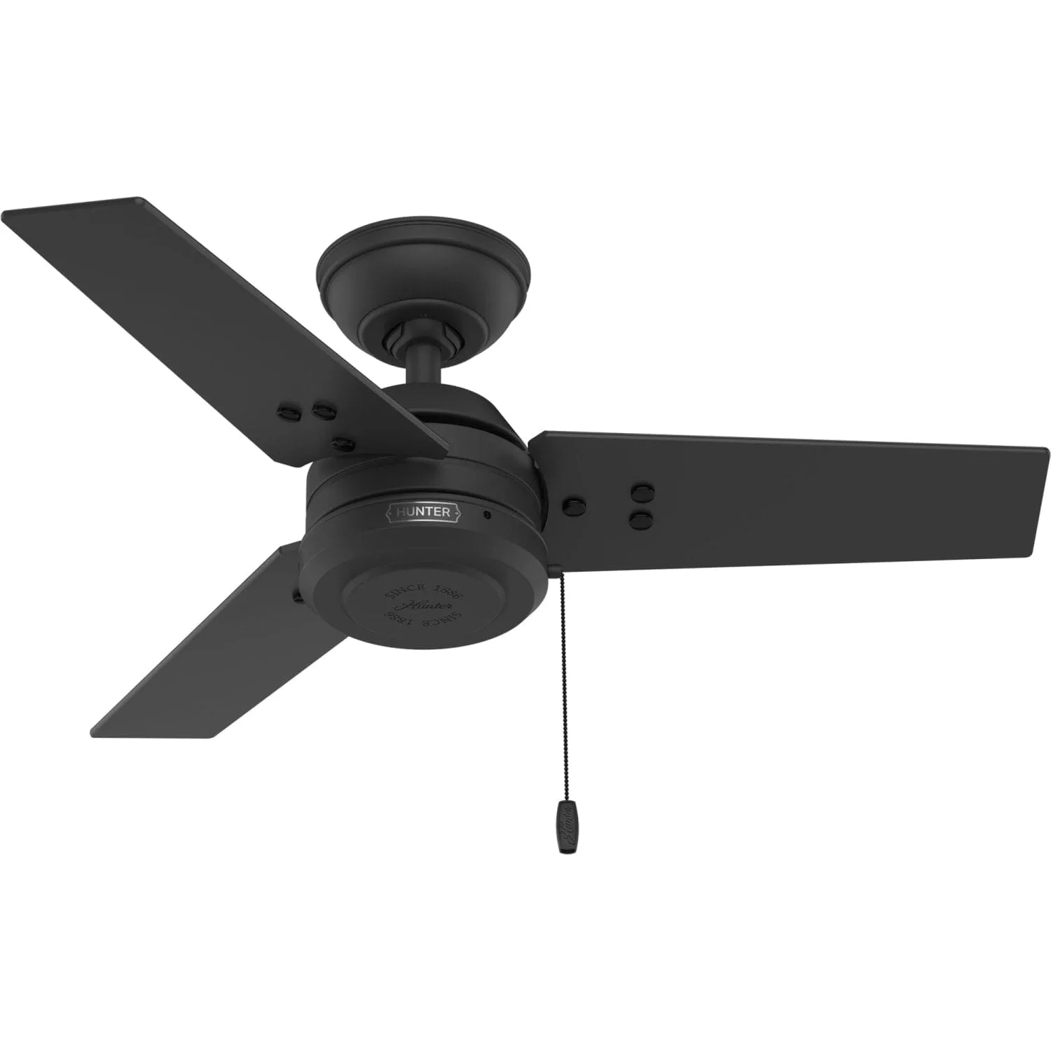 Cassius 36" Ceiling Fan in Matte Black