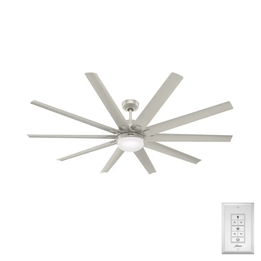 Overton 72" Ceiling Fan in Matte White - Image 1