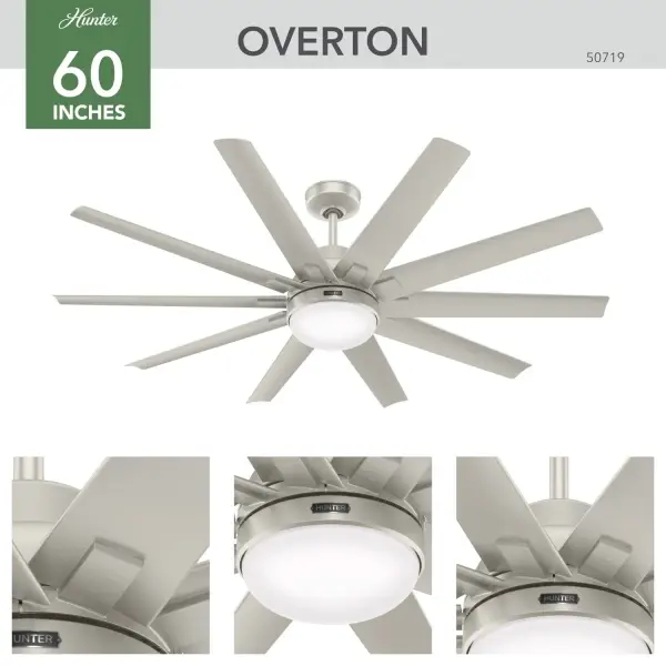 Overton Outdoor ENERGY STAR with LED Light 60 inch - Image 5