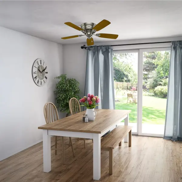 Low Profile 42" Ceiling Fan in Matte Black - Image 14