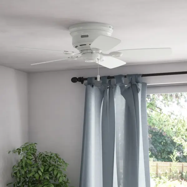 Low Profile 42" Ceiling Fan in Matte Black - Image 15