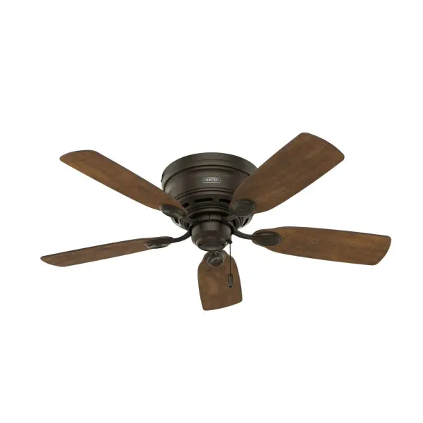 Low Profile 42" Ceiling Fan in Matte Black - Image 3