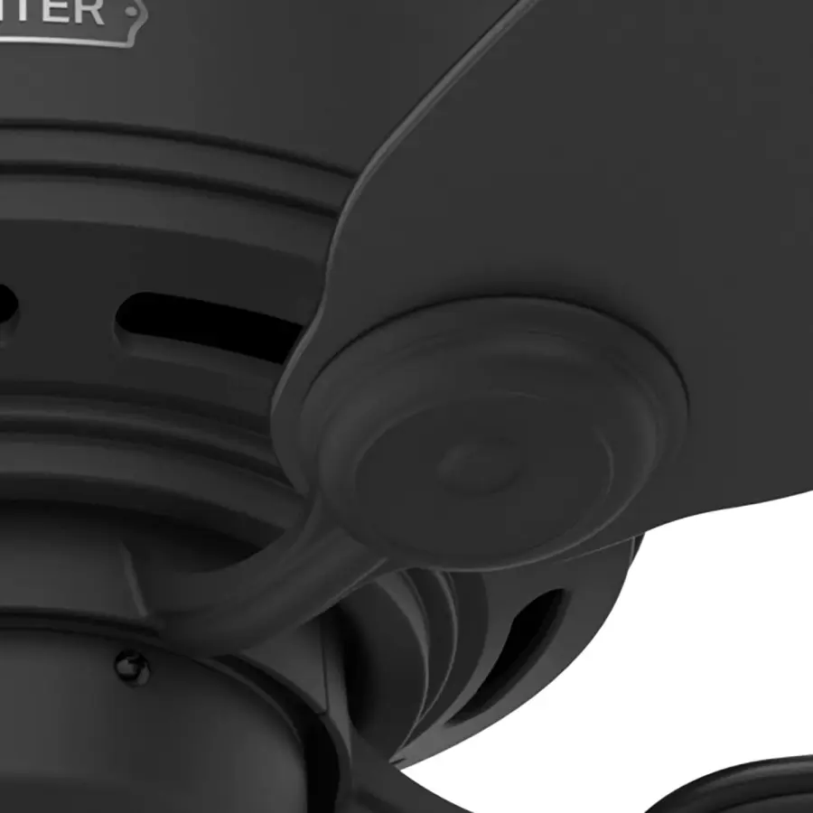Low Profile 42" Ceiling Fan in Matte Black - Image 34