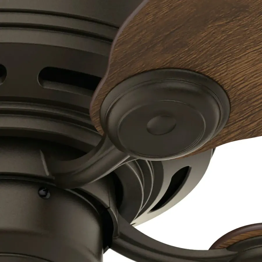 Low Profile 42" Ceiling Fan in Matte Black - Image 35