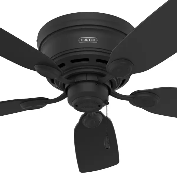 Low Profile 42" Ceiling Fan in Matte Black - Image 42