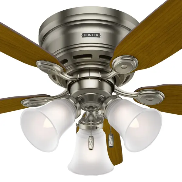 Low Profile 42" Ceiling Fan in Matte Black - Image 44