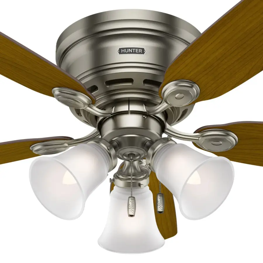 Low Profile 42" Ceiling Fan in Matte Black - Image 44