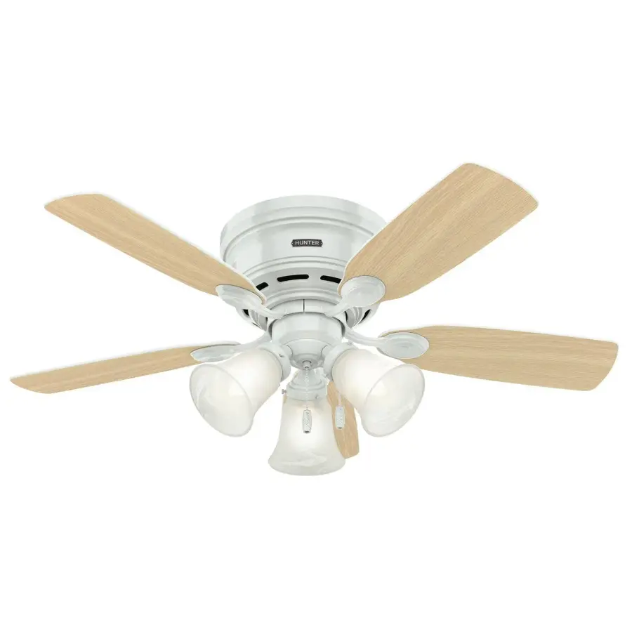 Low Profile 42" Ceiling Fan in Matte Black - Image 45