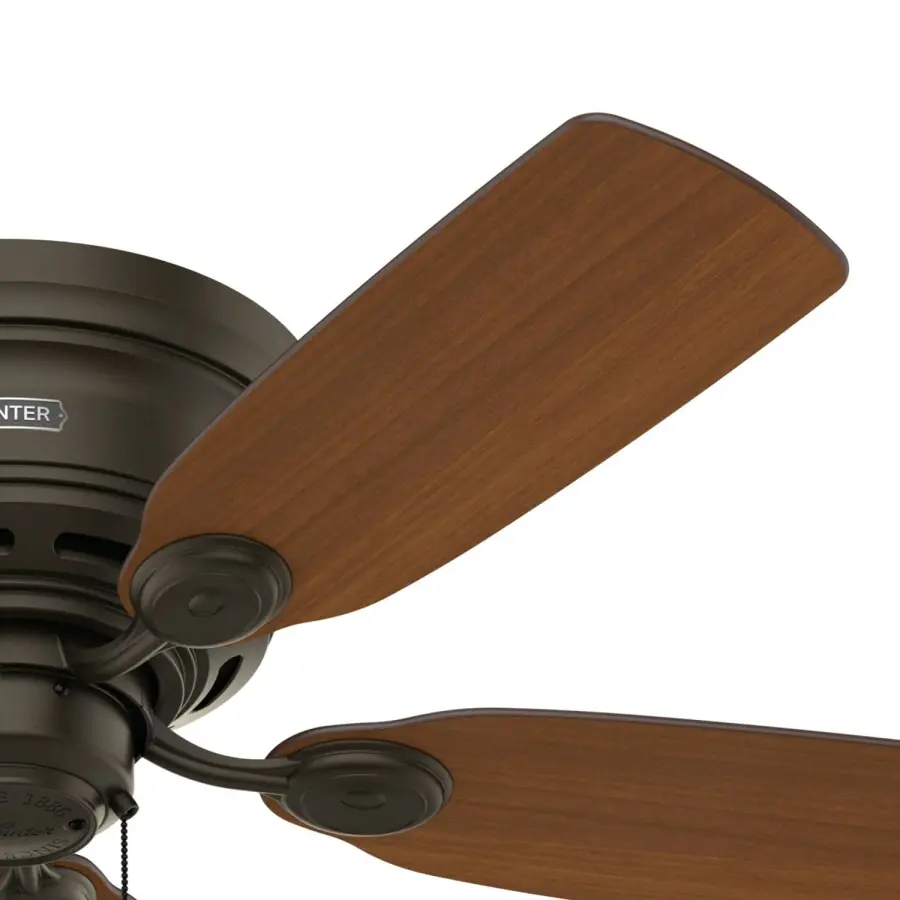 Low Profile 42" Ceiling Fan in Matte Black - Image 56