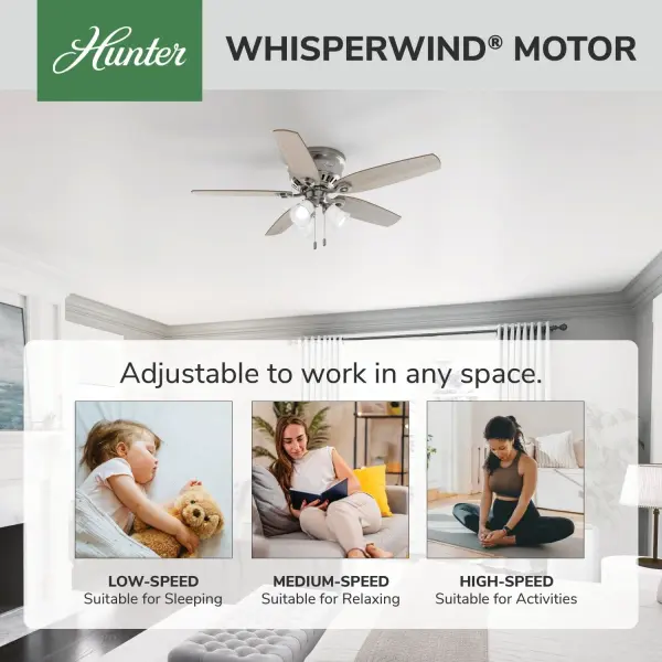 Builder Low Profile with 3 Lights 52 inch - Image 82