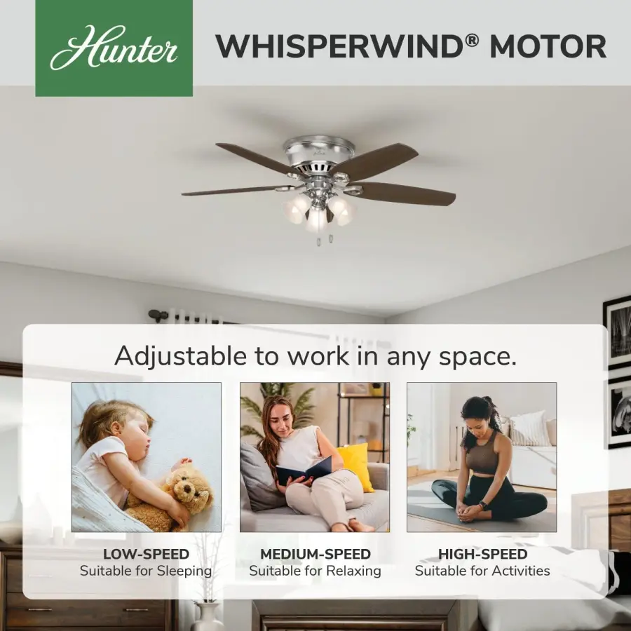 Builder Low Profile with 3 Lights 52 inch - Image 84