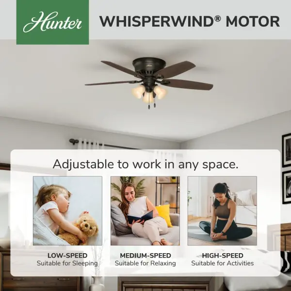 Builder Low Profile with 3 Lights 52 inch - Image 85