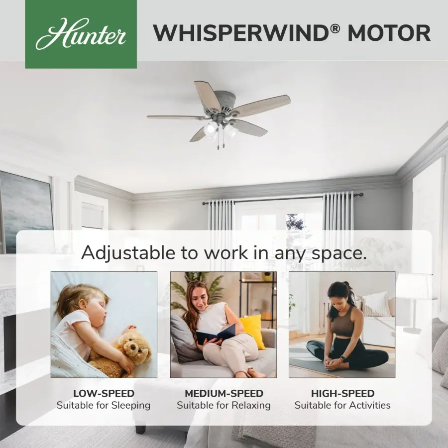 Builder Low Profile with 3 Lights 52 inch - Image 86