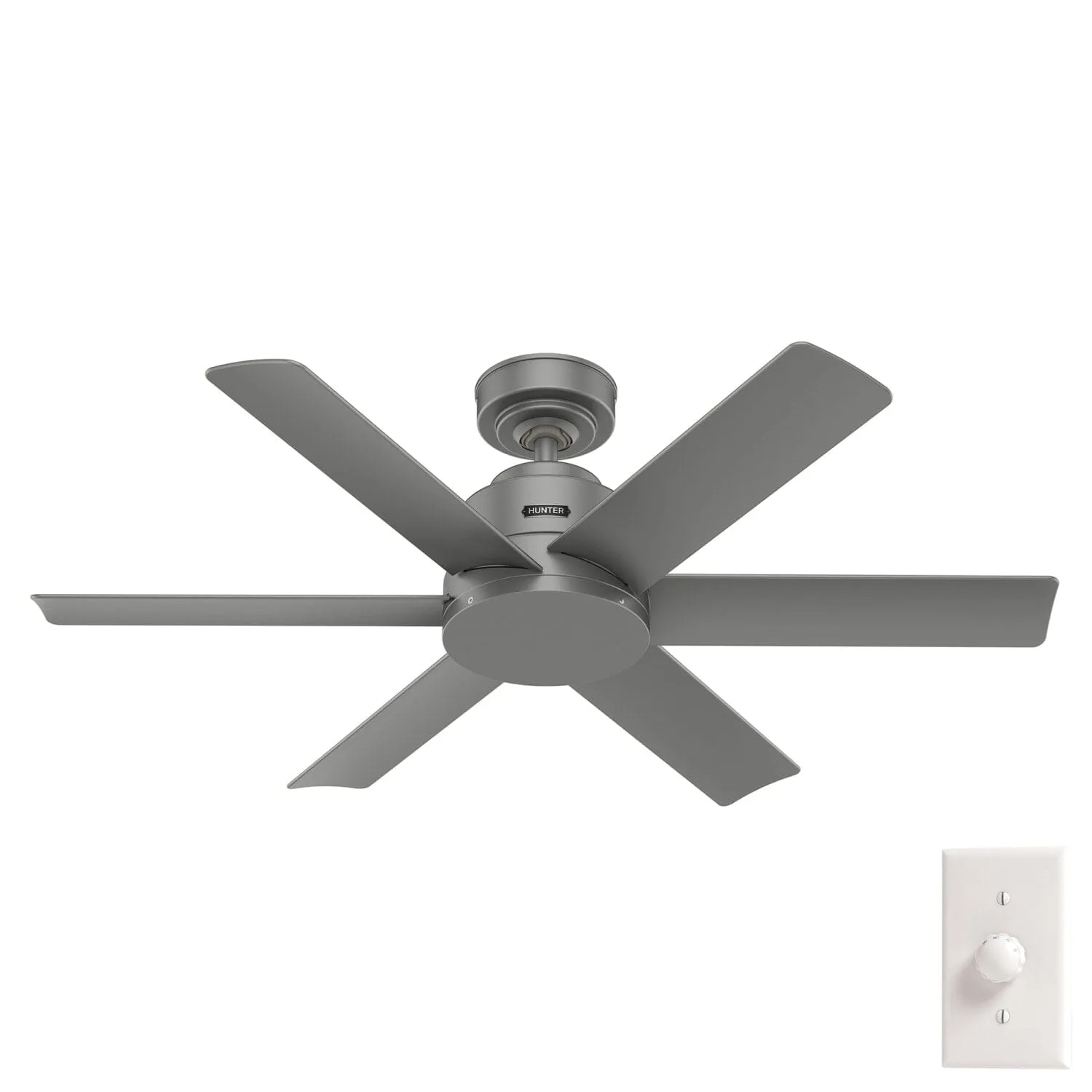 Kennicott 44" Ceiling Fan in Matte Silver