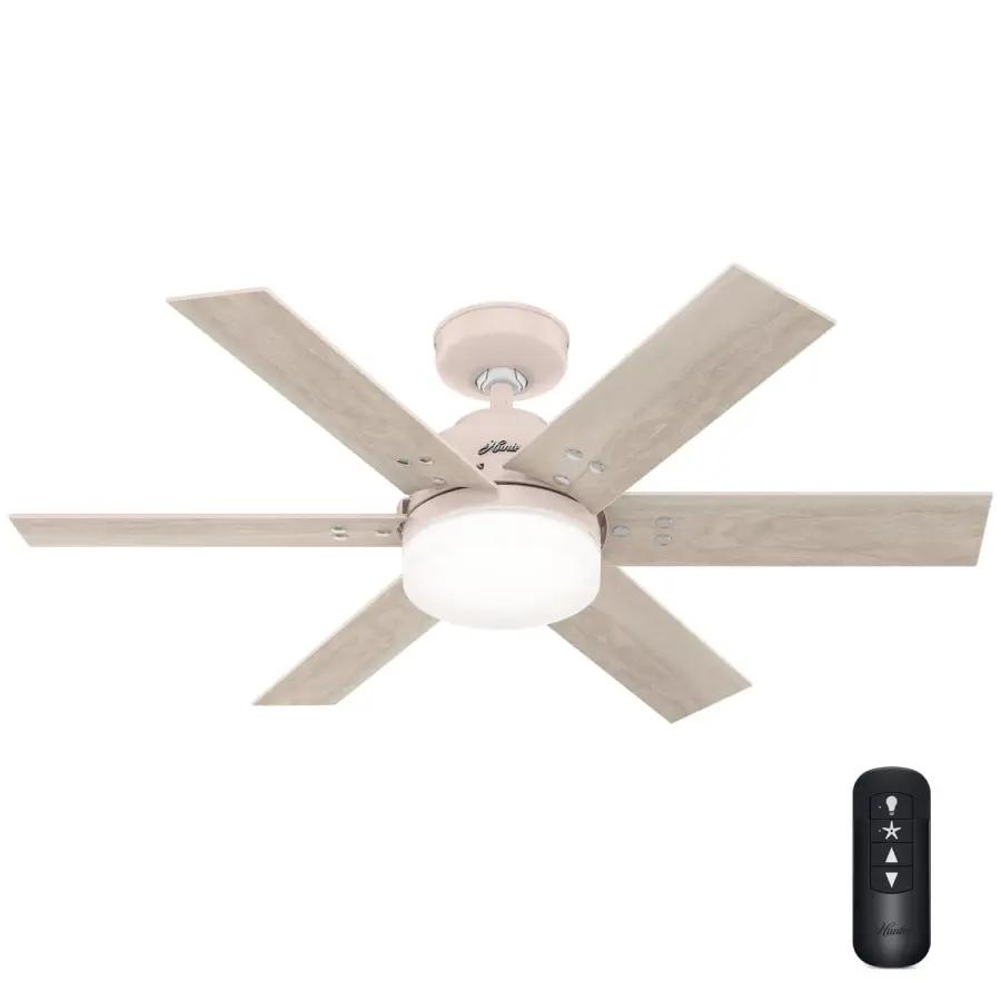 Pacer 44" Ceiling Fan in Fresh White - Image 1
