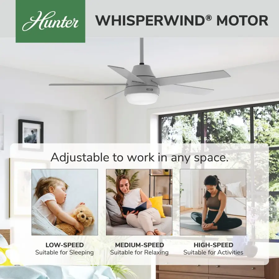 Aerodyne Indoor Smart Fan with LED Light 52 inch with Remote - Image 74