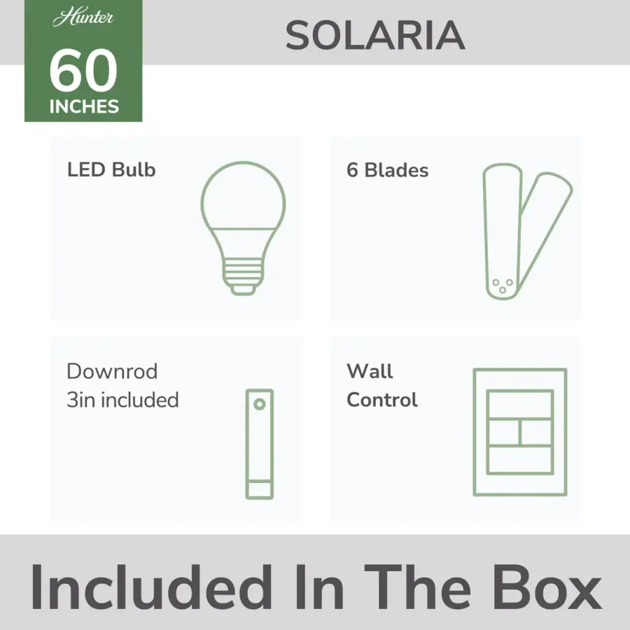 Solaria Outdoor ENERGY STAR with LED Light 60 inches - Image 25