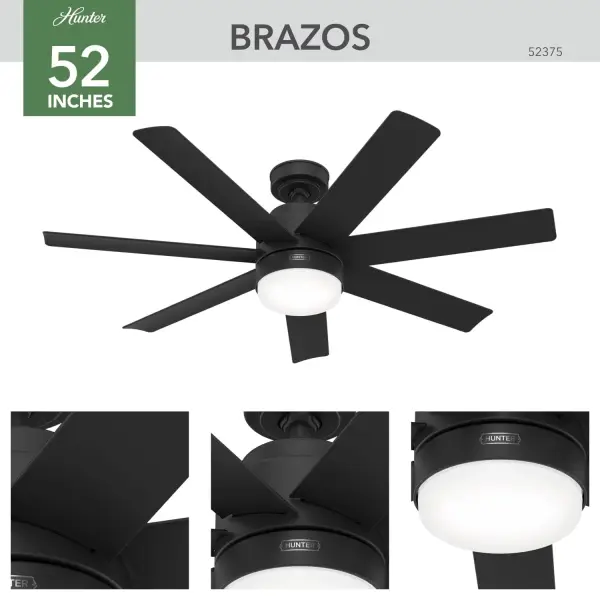 Brazos Outdoor ENERGY STAR with LED Light 52 inch - Image 6