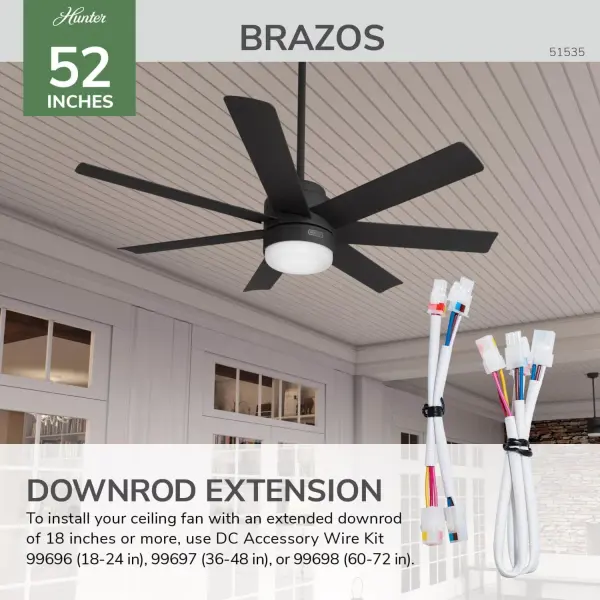 Brazos Outdoor ENERGY STAR with LED Light 52 inch - Image 52