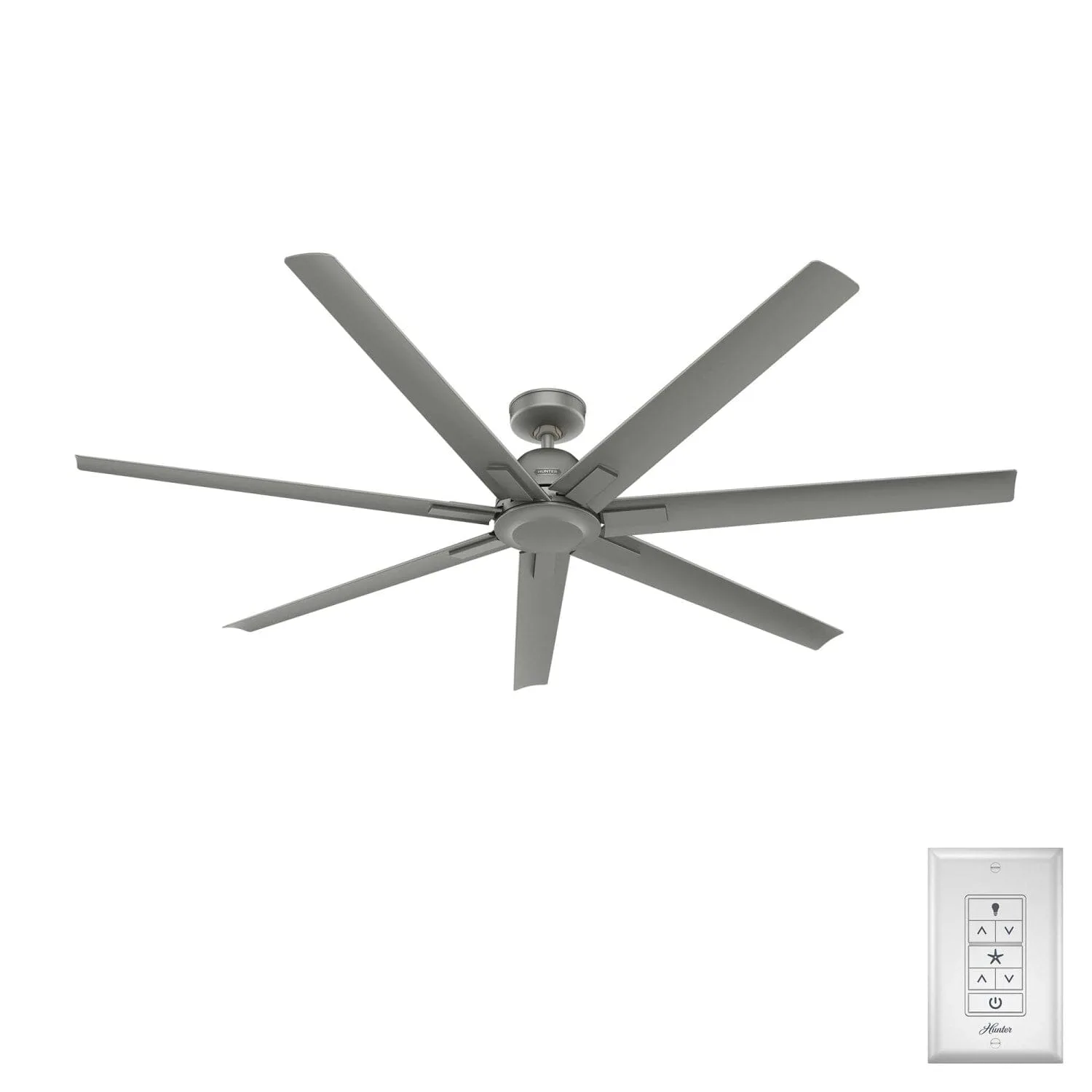 Downtown 72" Ceiling Fan in Matte Black