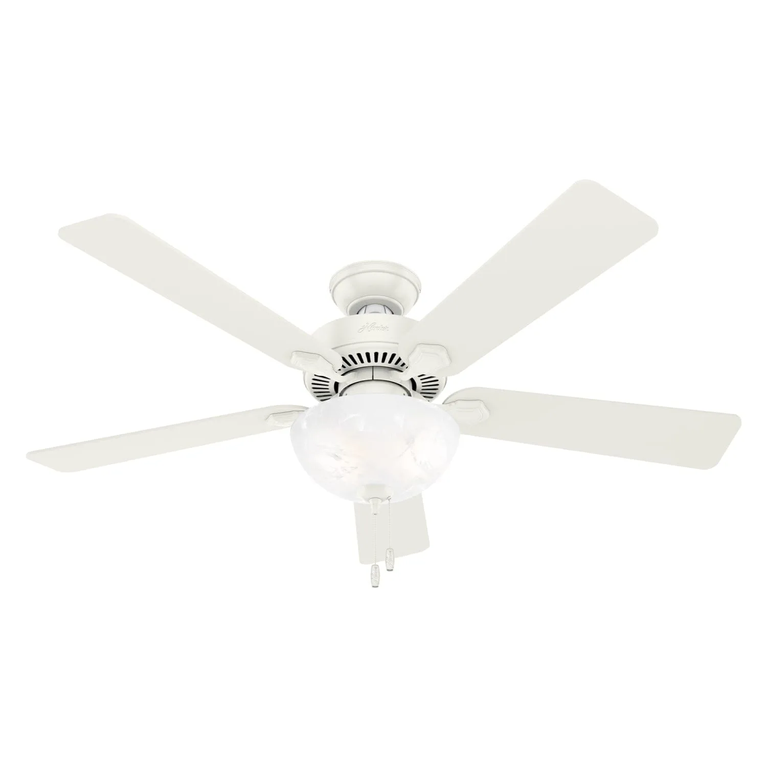 Swanson 52" Ceiling Fan with LED Light in Matte Black