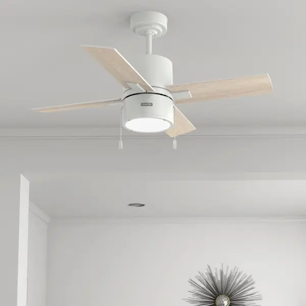 Beck 42" Ceiling Fan with LED Light in Matte Black - Image 14