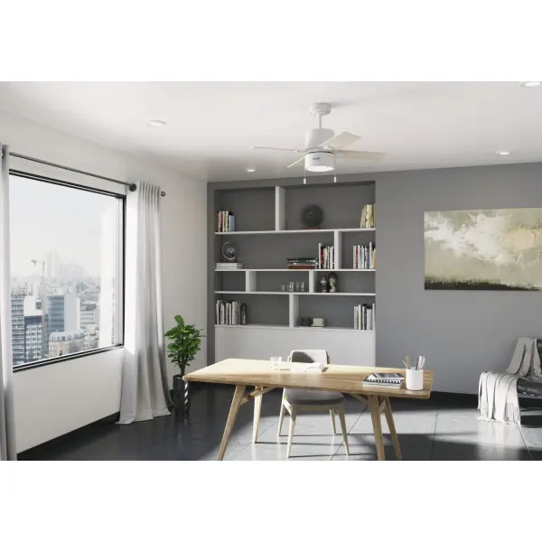 Beck 42" Ceiling Fan with LED Light in Matte Black - Image 16