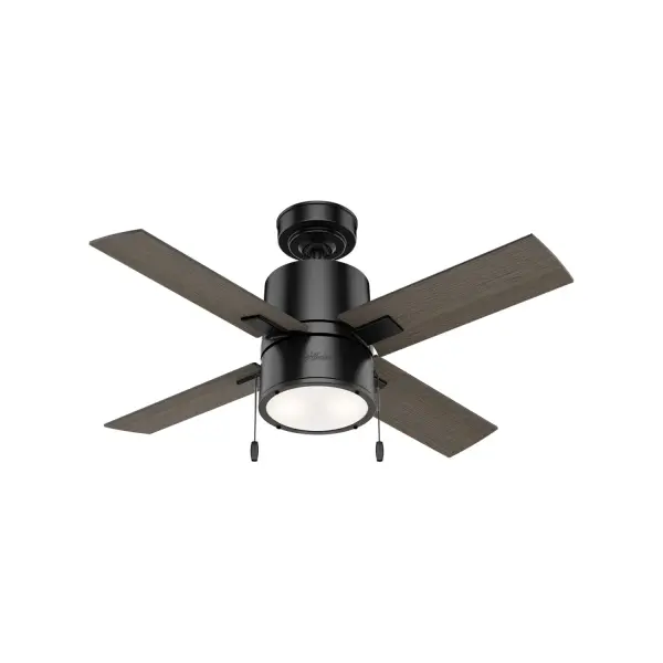 Beck 42" Ceiling Fan with LED Light in Matte Black - Image 4