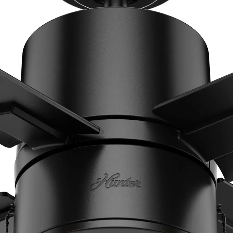 Beck 42" Ceiling Fan with LED Light in Matte Black - Image 34