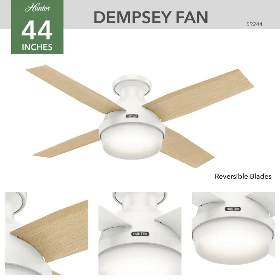 Dempsey Low Profile with Light 44 inch - Image 11