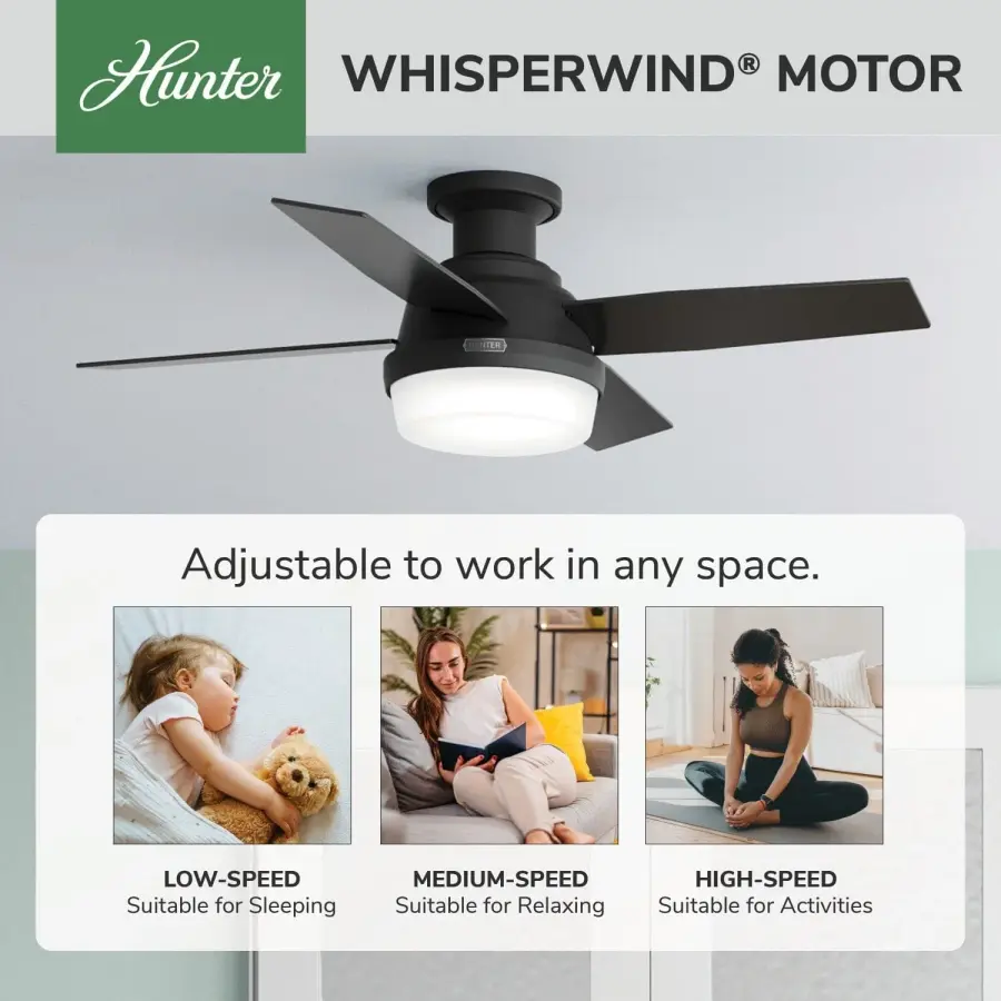 Dempsey Low Profile with Light 44 inch - Image 97