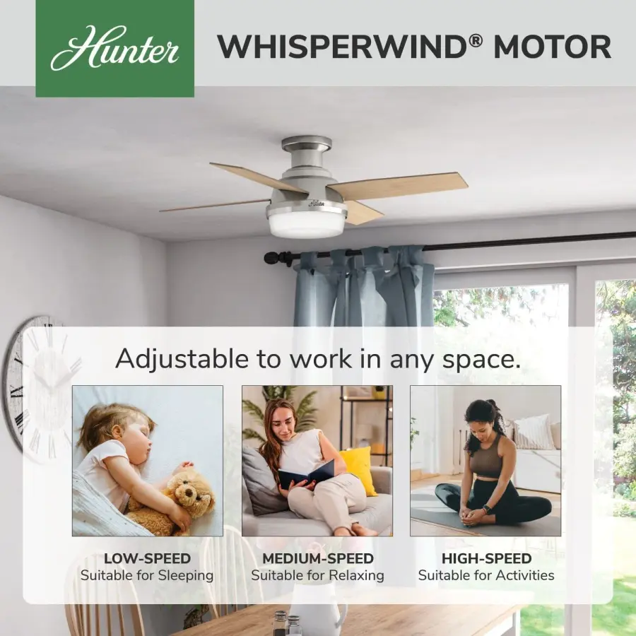 Dempsey Low Profile with Light 44 inch - Image 98