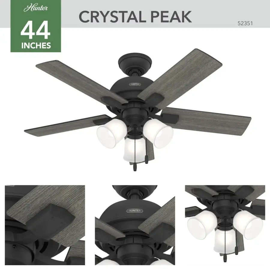 Crystal Peak with 3 Lights 44 inch - Image 5