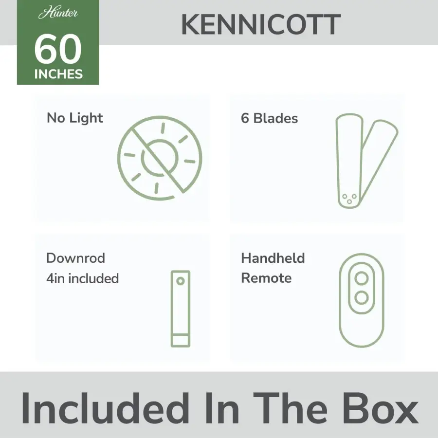 Kennicott 60" Ceiling Fan in Fresh White - Image 34