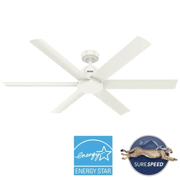 Kennicott 60" Ceiling Fan in Fresh White - Image 58