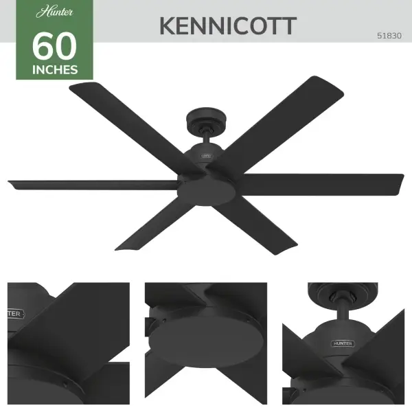 Kennicott 60" Ceiling Fan in Fresh White - Image 8