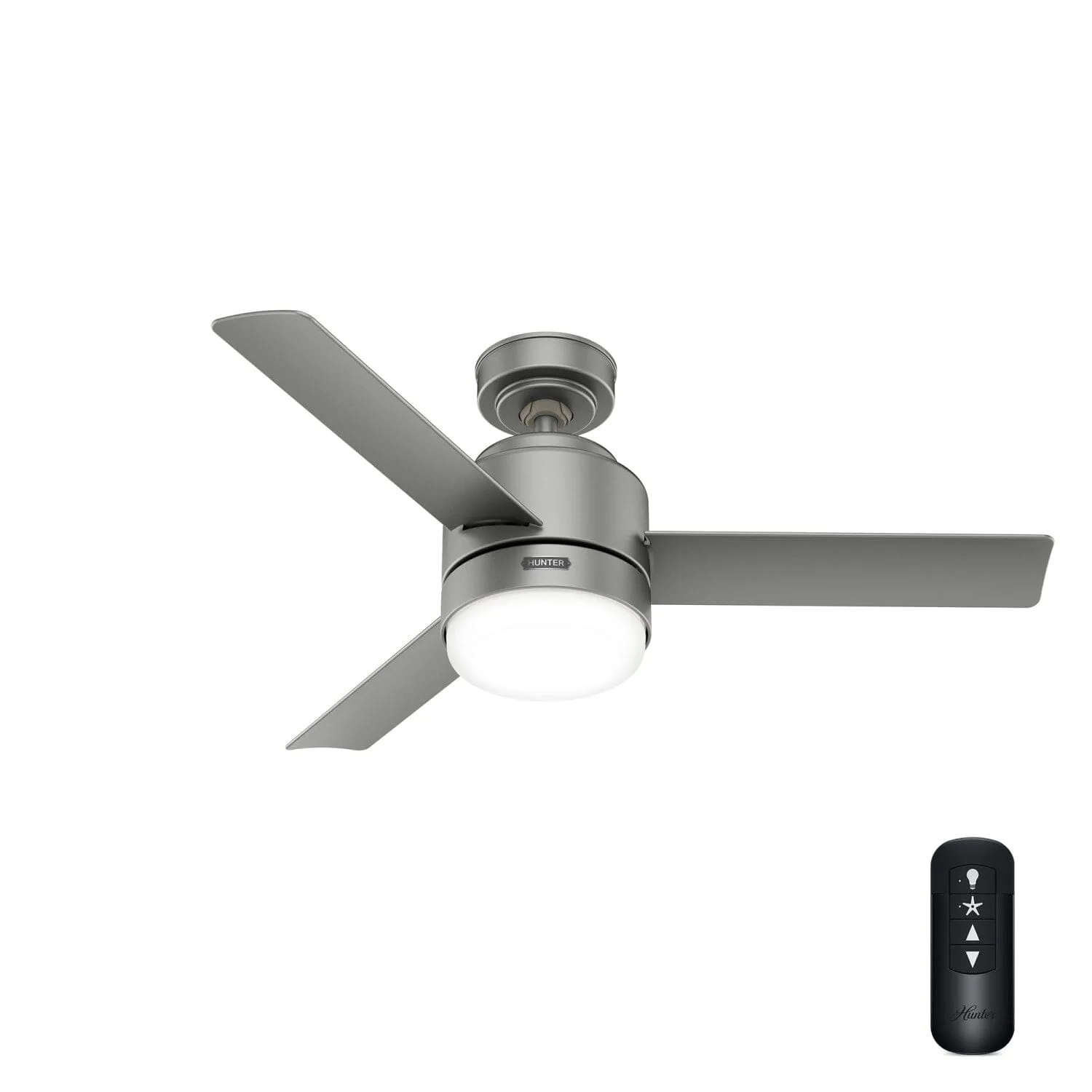 Gilmour 44" Ceiling Fan in Matte Silver