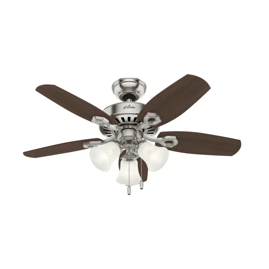 Hunter Builder 42" Ceiling Fan with Light in New Bronze - Image 1