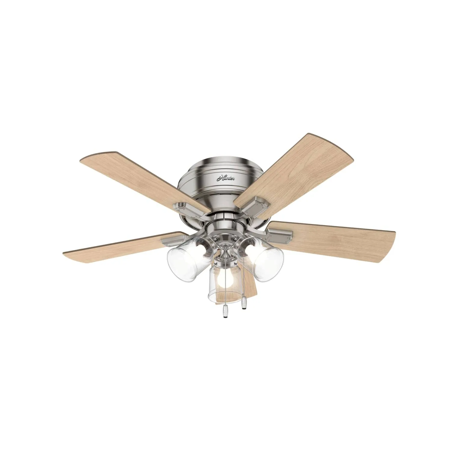 Crestfield 42" Ceiling Fan with Light in Fresh White