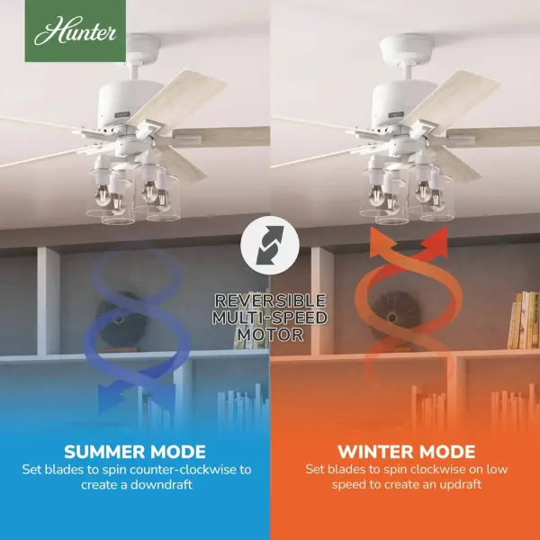 Techne Indoor Smart Fan with 4 Lights 52 inch with Remote - Image 20