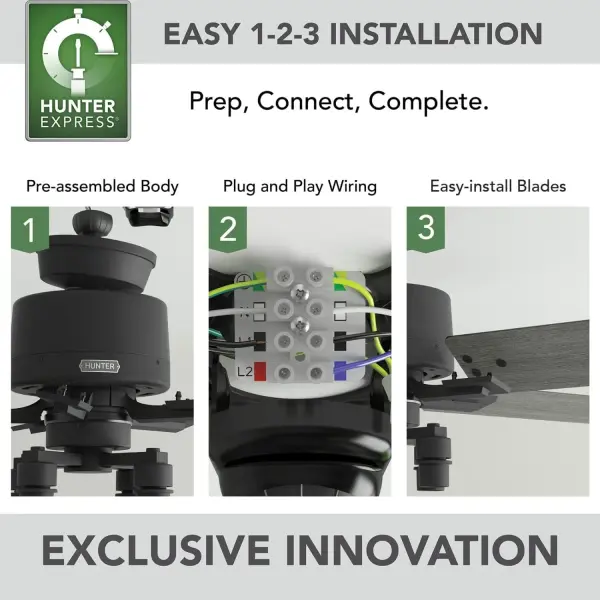 Techne Indoor Smart Fan with 4 Lights 52 inch with Remote - Image 5