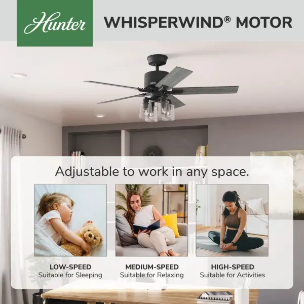 Techne Indoor Smart Fan with 4 Lights 52 inch with Remote - Image 60