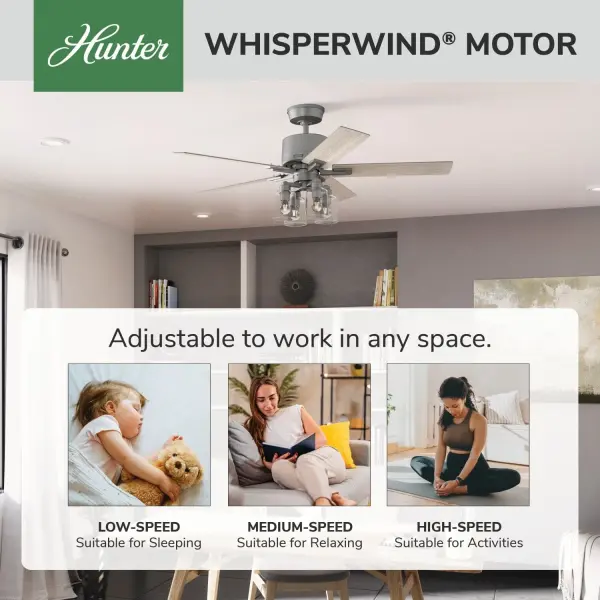 Techne Indoor Smart Fan with 4 Lights 52 inch with Remote - Image 61