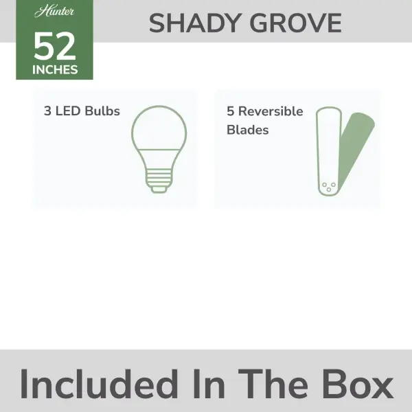 Shady Grove Low Profile with 3 Lights 52 inch - Image 25
