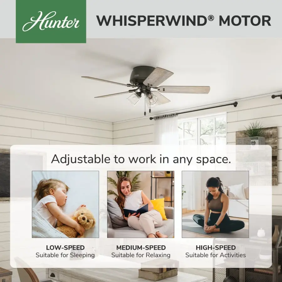 Shady Grove Low Profile with 3 Lights 52 inch - Image 50