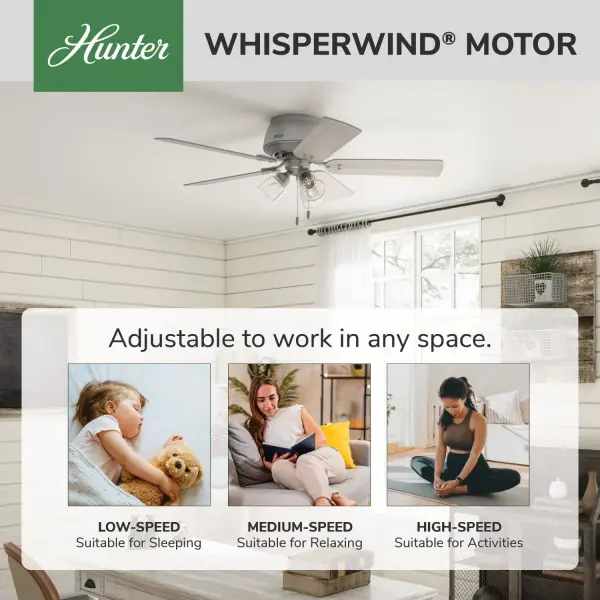 Shady Grove Low Profile with 3 Lights 52 inch - Image 51